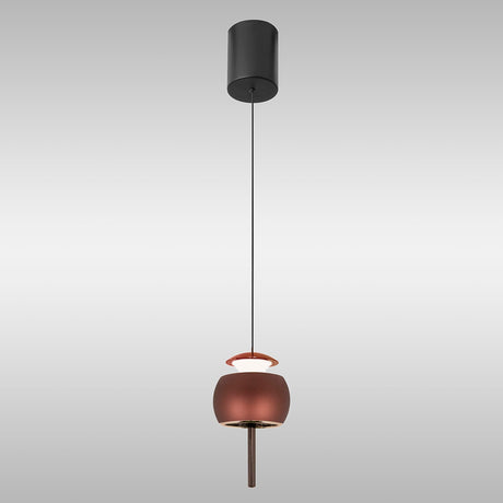 Roller 9.6cm LED Pendant Light 12W 3000K - Coffee & Black