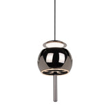 Roller 9.6cm LED Pendant Light 12W 3000K - Black Chrome & Black