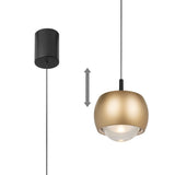 Roller 7.7cm LED Pendant Light 12W 3000K - Gold & Black