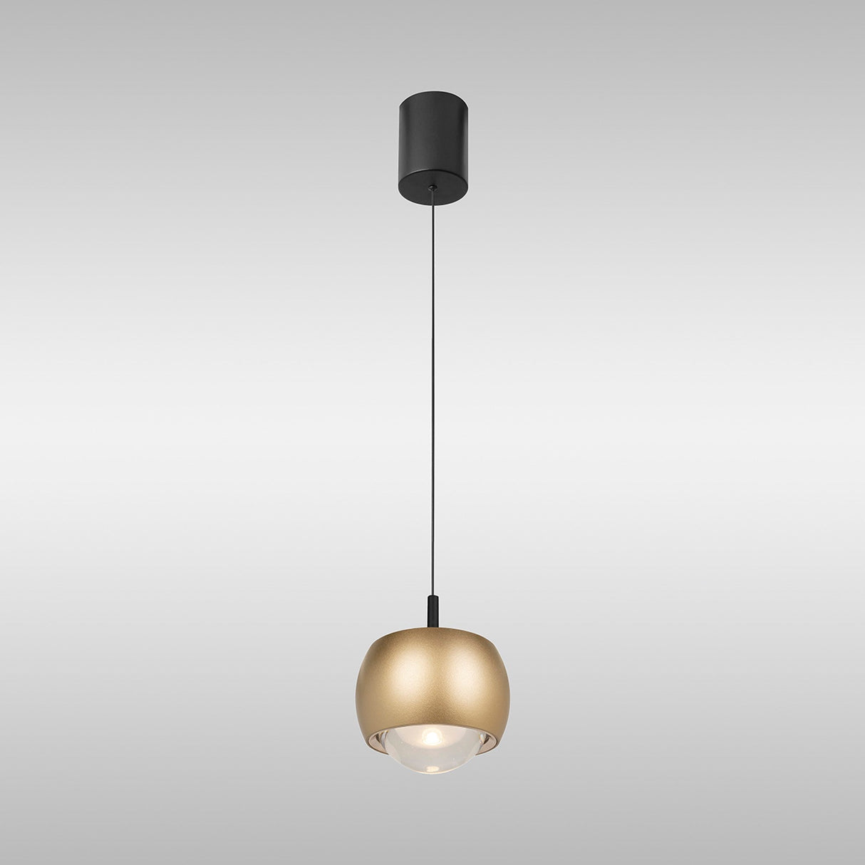 Roller 7.7cm LED Pendant Light 12W 3000K - Gold & Black