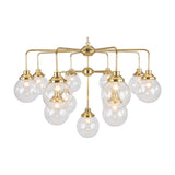 Rome 13 Light Glass Globe Chandelier