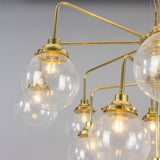 Rome 13 Light Glass Globe Chandelier