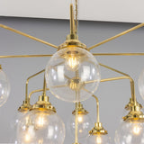 Rome 13 Light Glass Globe Chandelier