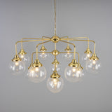 Rome 13 Light Glass Globe Chandelier
