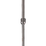 Rosa 82cm Telescopic 8 Light Chandelier - Satin Nickel