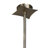 Rosa 82cm Telescopic 8 Light Chandelier - Antique Brass