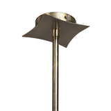 Rosa 64cm Telescopic 6 Light Chandelier/Semi-Flush - Antique Brass