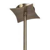 Rosa 48cm Telescopic 4 Light Chandelier/Semi-Flush - Antique Brass