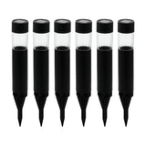 Rosalba Solar Spike Light Set of 6 - Black