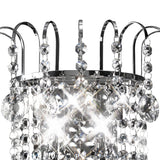 Rosina 2 Light Crystal Wall Light -  Chrome