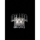 Rosina 2 Light Crystal Wall Light -  Chrome
