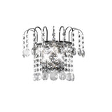 Rosina 2 Light Crystal Wall Light -  Chrome