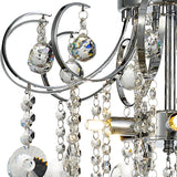 Rosina 42cm 5 Light Crystal Chandelier - Polished Chrome