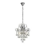 Rosina 42cm 5 Light Crystal Chandelier - Polished Chrome