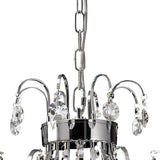 Rosina 48cm 6 Light Crystal Chandelier - Polished Chrome