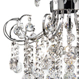 Rosina 48cm 6 Light Crystal Chandelier - Polished Chrome