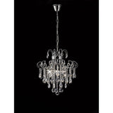 Rosina 48cm 6 Light Crystal Chandelier - Polished Chrome
