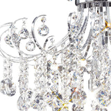 Rosina 63cm 7 Light Crystal Chandelier - Polished Chrome