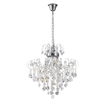 Rosina 63cm 7 Light Crystal Chandelier - Polished Chrome