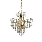 Rosina 63cm 7 Light Crystal Chandelier - French Gold