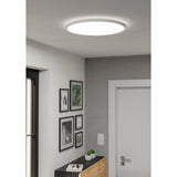 Rovito LED Flush Ceiling Light 50cm - White
