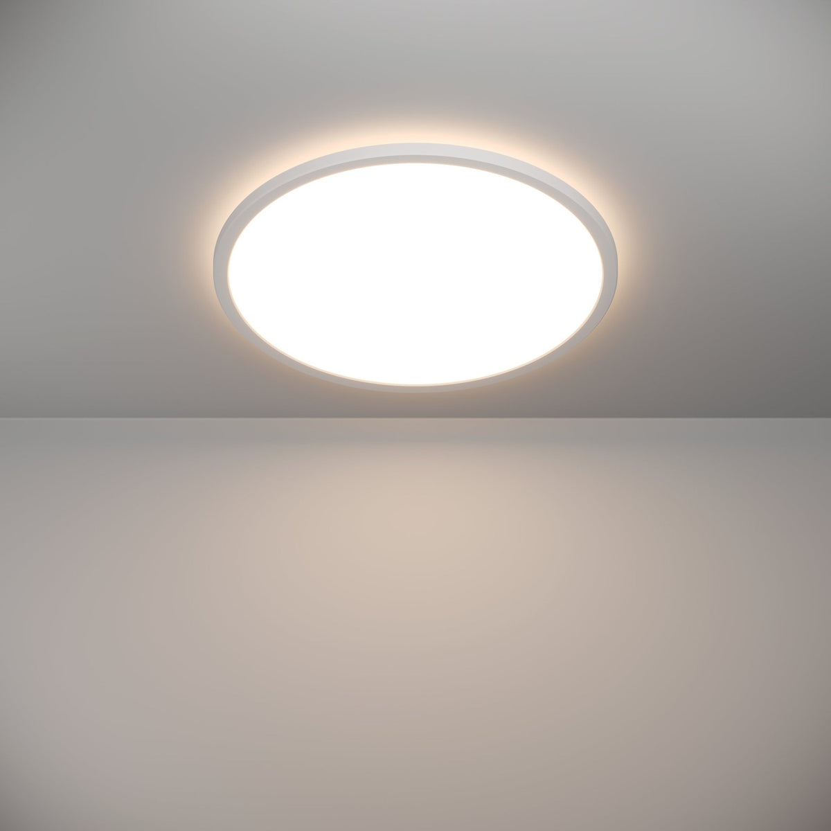 Rovito LED Flush Ceiling Light 50cm - White
