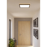 Rovito LED Panel Light 39 x 39cm with Remote - Black