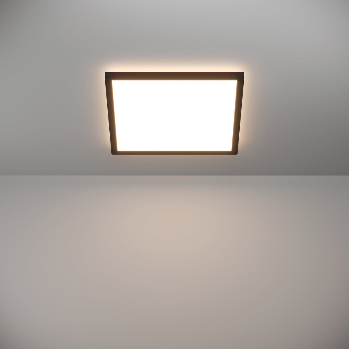 Rovito LED Panel Light 39 x 39cm with Remote - Black
