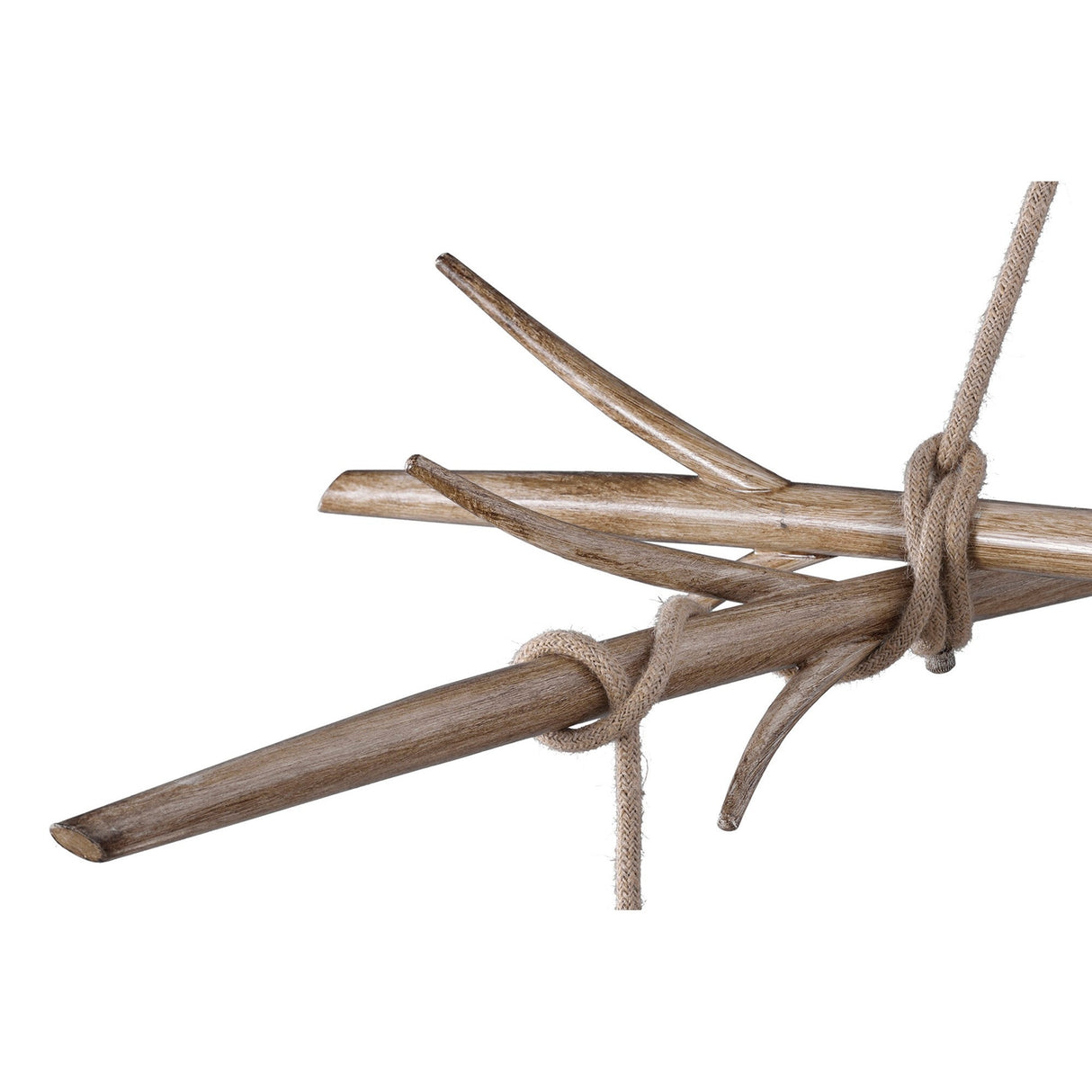 Sabina 5 Light Cluster Pendant Light - Light Brown With Linen Shade