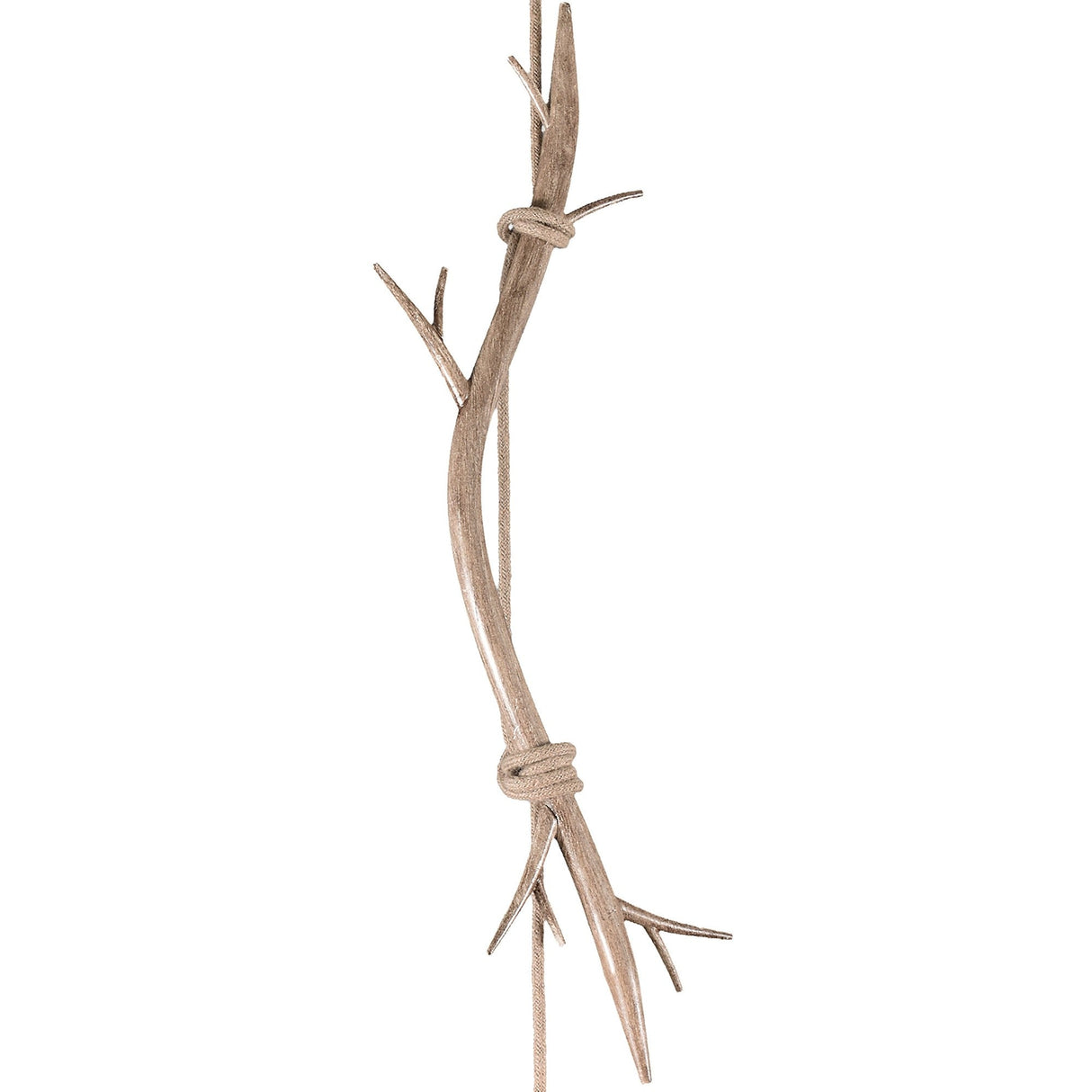 Sabina 35cm Round 1 Light Pendant Light - Brown With Linen Shade