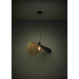 Saceda Pendant Light 80 x 55cm - Black & Gold