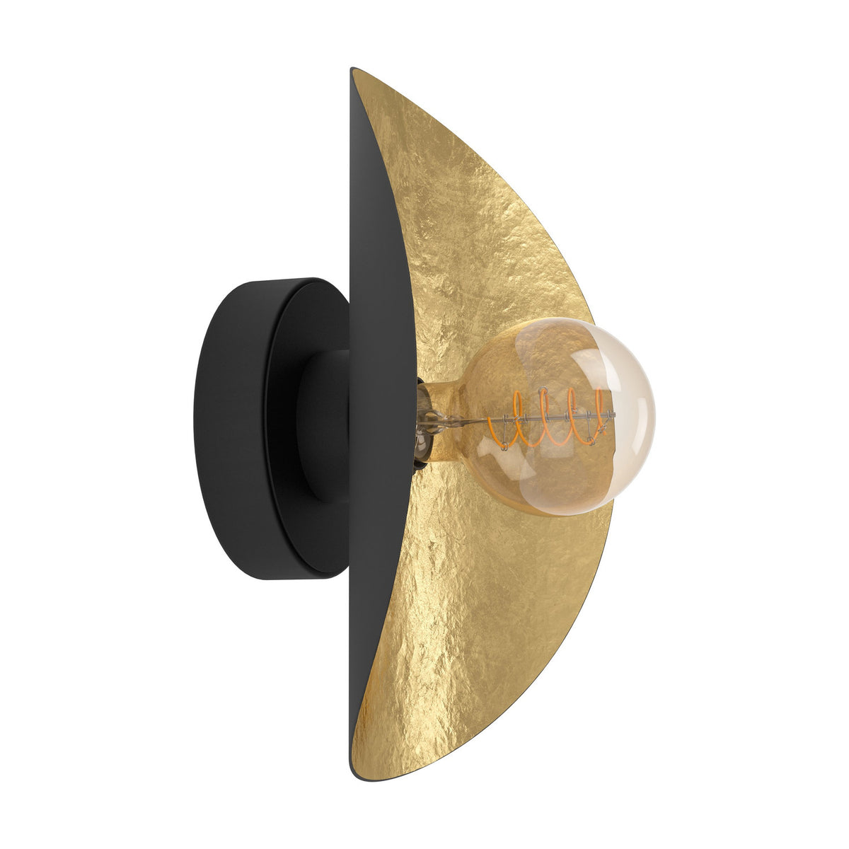 Saceda Wall Light - Black & Gold