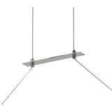 Sahara LED Linear Suspension Light 40W 3000K - Chrome