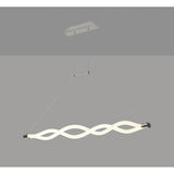 Sahara LED Linear Suspension Light 40W 3000K - Chrome