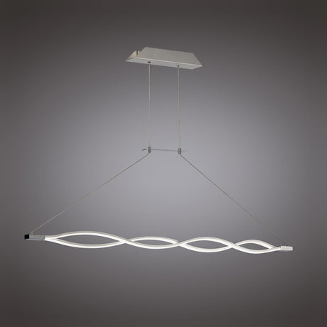 Sahara Dimmable LED Linear Suspension Light 36W 3000K - Chrome