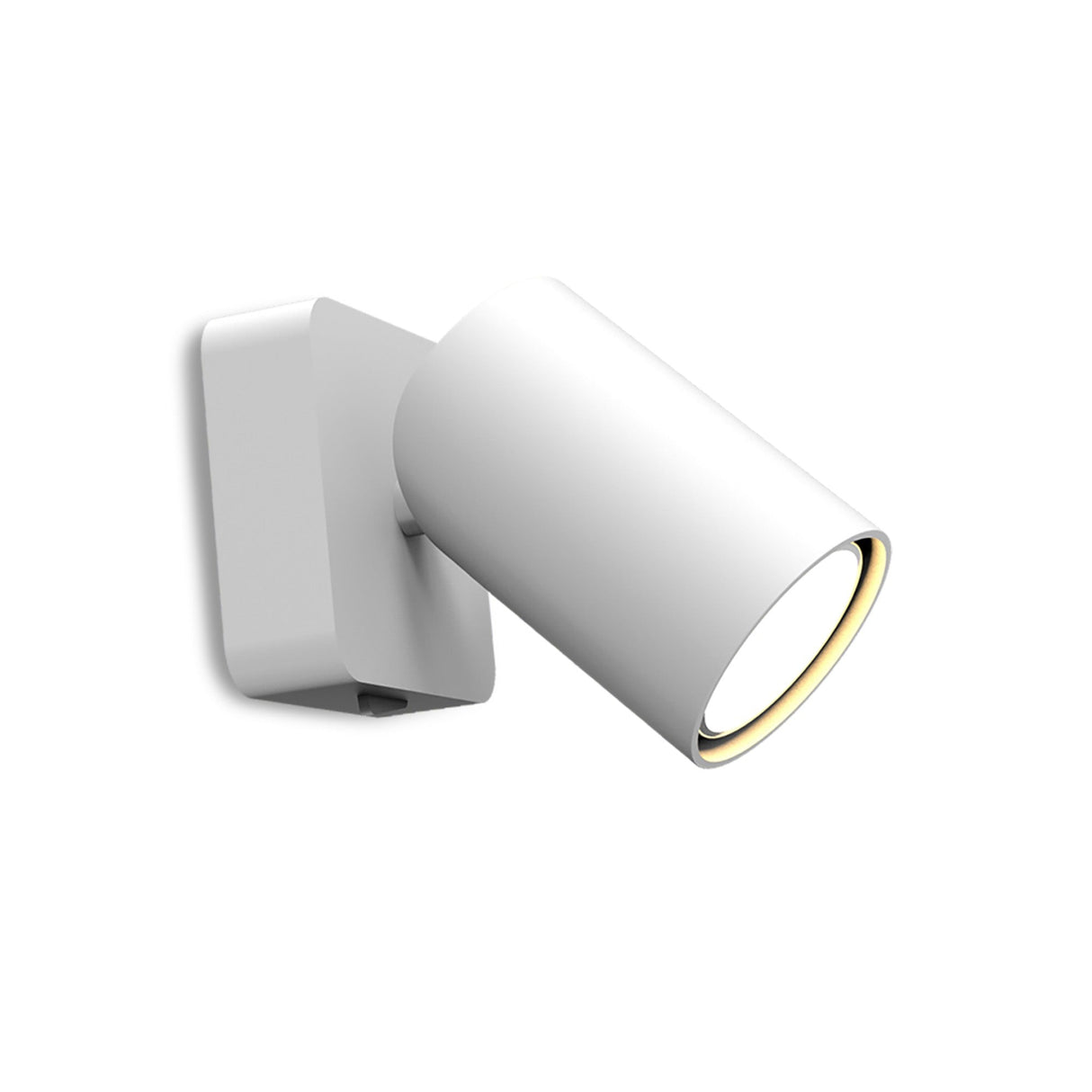 Sal 1 Light Single Spotlight With Switch - Matt White