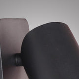Sal 1 Light Single Spotlight With Switch - Matt Black