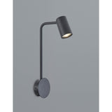 Sal 1 Light Wall Light - Matt Black