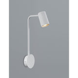 Sal 1 Light Wall Light - Matt White