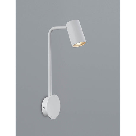 Sal 1 Light Wall Light - Matt White