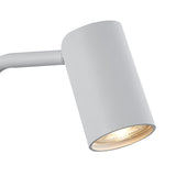 Sal 1 Light Wall Light With Switch - Matt White
