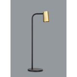 Sal Large 1 Light Table Lamp - Satin Gold & Matt Black