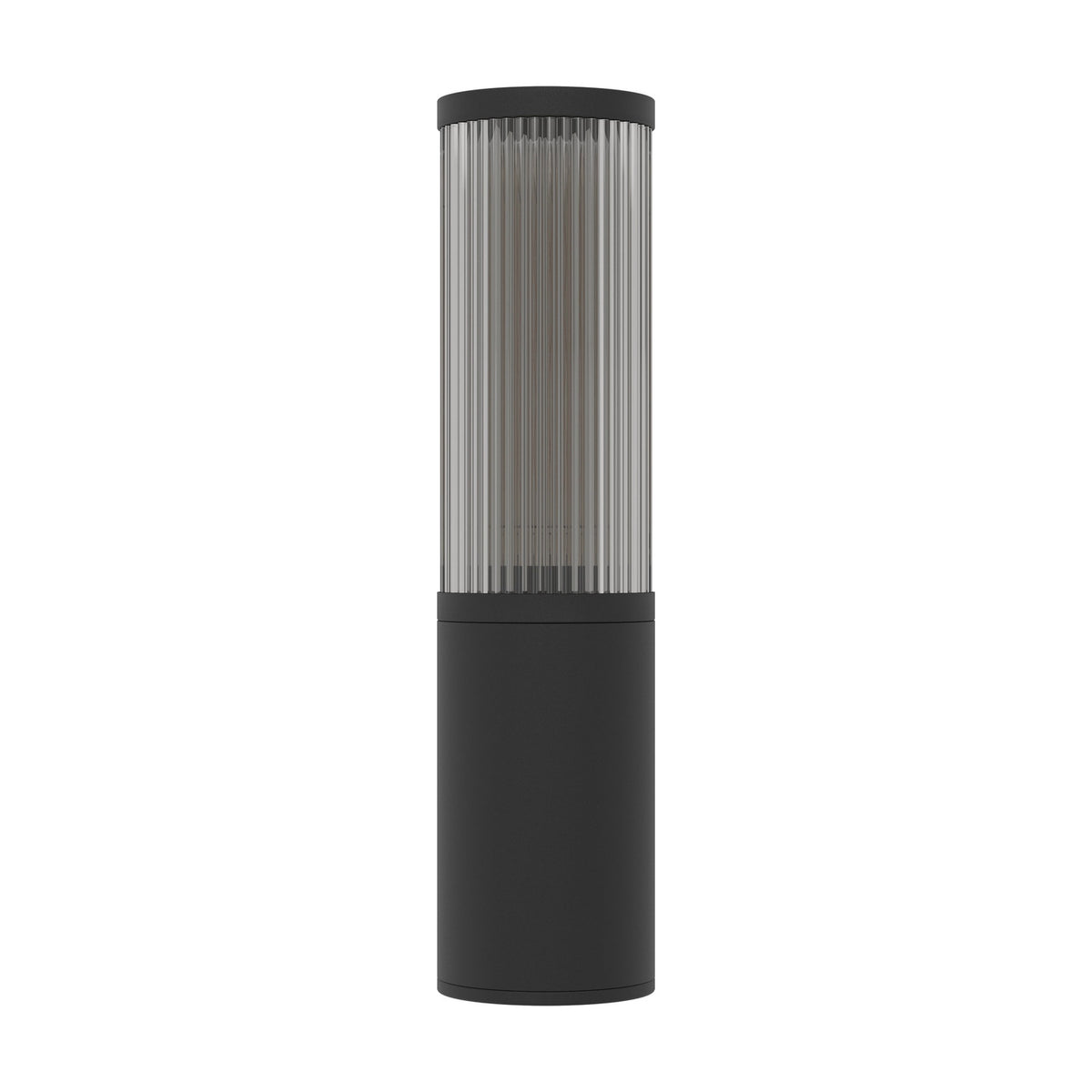 Salle Outdoor Wall Light - Black & Smoked