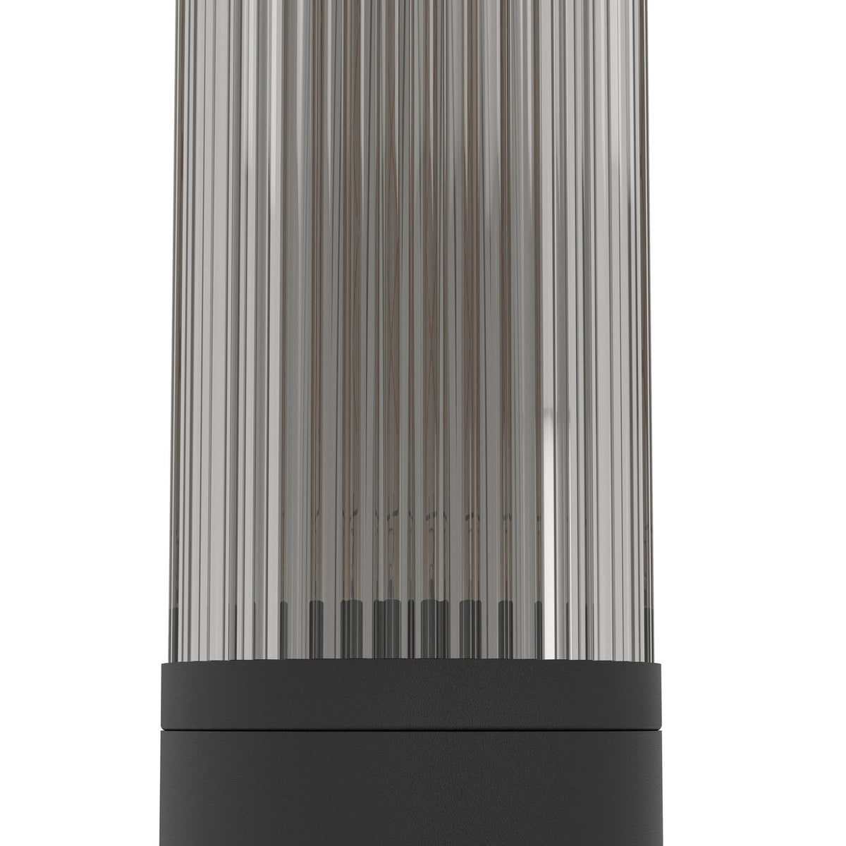 Salle Outdoor Wall Light - Black & Smoked