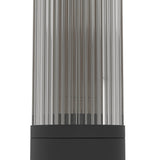 Salle Outdoor Wall Light - Black & Smoked