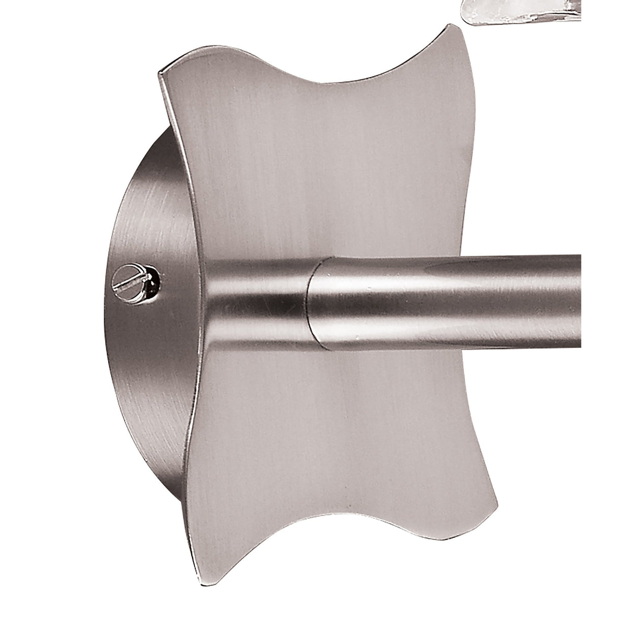 Salomon 1 Light Wall Light With Switch - Satin Nickel