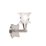 Salomon 1 Light Wall Light With Switch - Satin Nickel