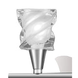 Salomon 2 Light Wall Light With Switch - Polished Chrome