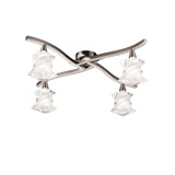 Salomon 4 Light Semi-Flush Ceiling Light – Polished Chrome