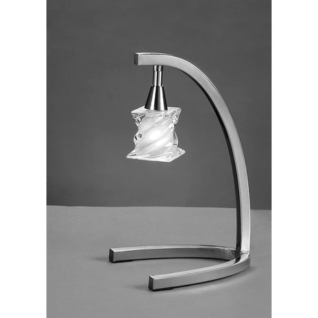 Salomon 1 Light Table Lamp - Satin Nickel